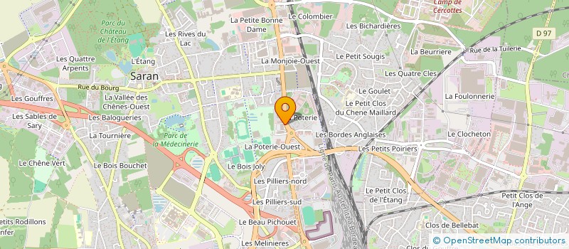 localisation de l'entreprise MIMADE à SARAN