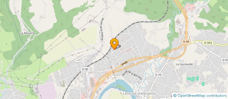 localisation de l'entreprise MIMAMELA  LESCURE-D'ALBIGEOIS