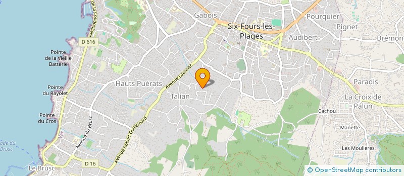 localisation de l'entreprise MIMAREL 2 à SIX-FOURS-LES-PLAGES