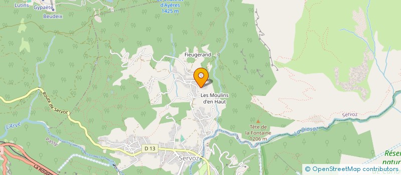 localisation de l'entreprise MIMAROFLO  SERVOZ