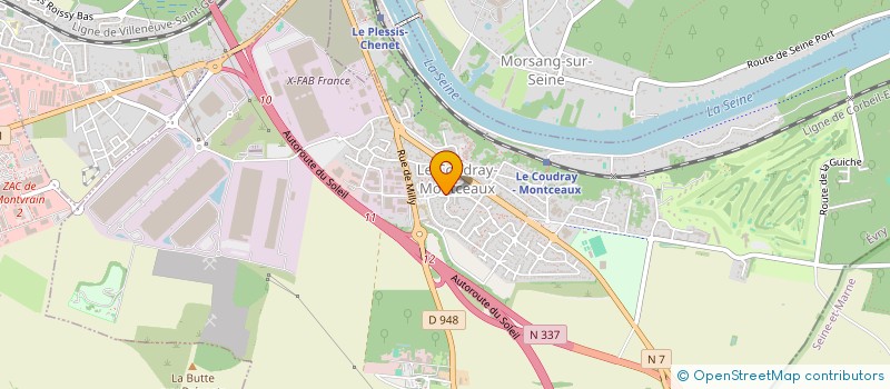 localisation de l'entreprise MIMASI INTERNATIONAL  LE COUDRAY-MONTCEAUX