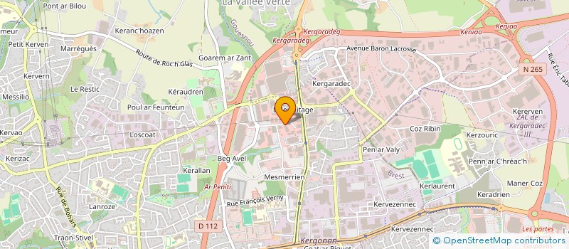 localisation de l'entreprise MIMAVIC à BREST
