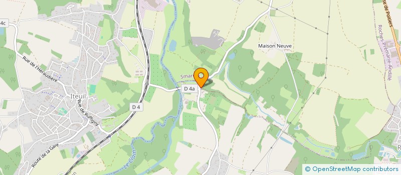 localisation de l'entreprise MIMBEAU  ROCHES-PREMARIE-ANDILLE