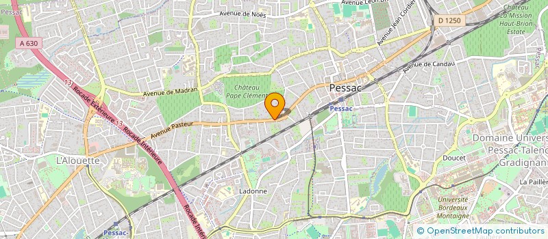 localisation de l'entreprise MIMBEAU INVESTMENT  PESSAC