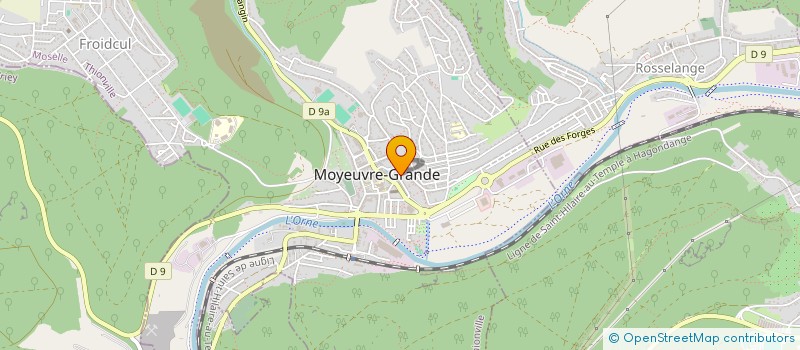 localisation de l'entreprise MIME'IMMO  MOYEUVRE-GRANDE