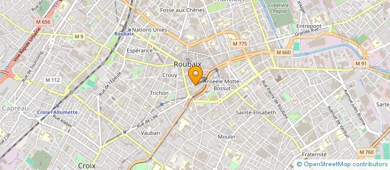 localisation de l'entreprise MIMESIS  ROUBAIX