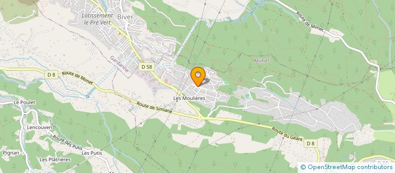 localisation de l'entreprise MIMET BOULANGE  MIMET