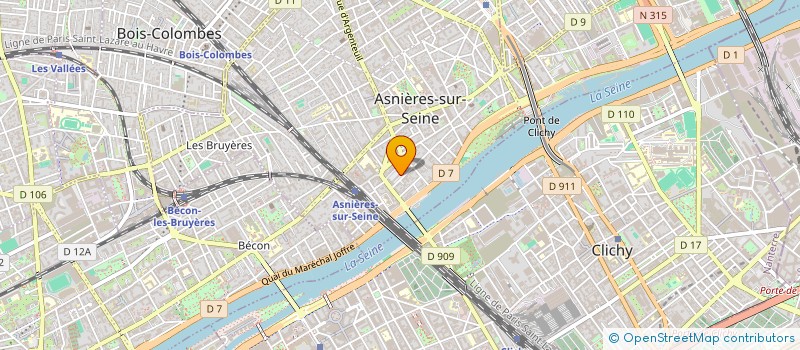 localisation de l'entreprise MIMETISM à COURBEVOIE