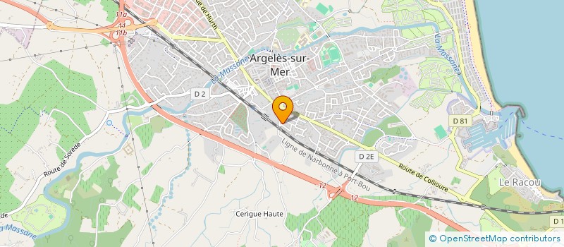 localisation de l'entreprise MIMEX à ARGELES-SUR-MER