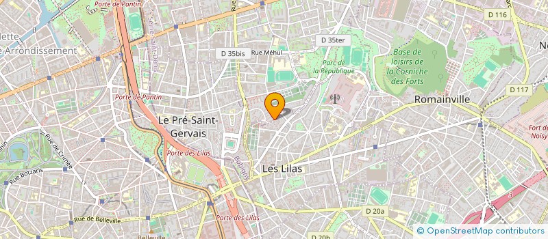 localisation de l'entreprise MIMI à PANTIN