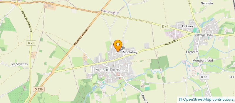 localisation de l'entreprise MIMI  ARS-SUR-FORMANS