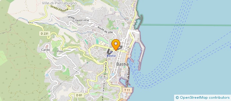 localisation de l'entreprise MIMI FRANCOIS MASSIANI PIERRE MEDECINS CARDIOLOGUES à BASTIA