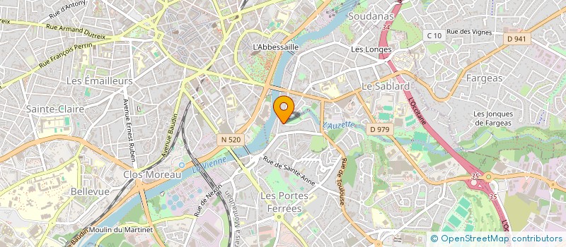 localisation de l'entreprise MIMI PINSON à LIMOGES