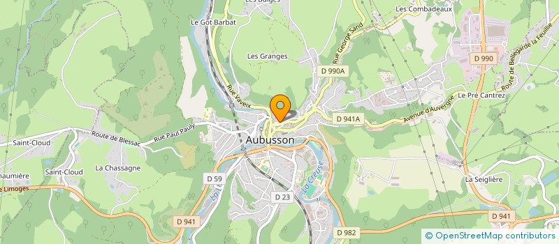 localisation de l'entreprise MIMI RACING à AUBUSSON
