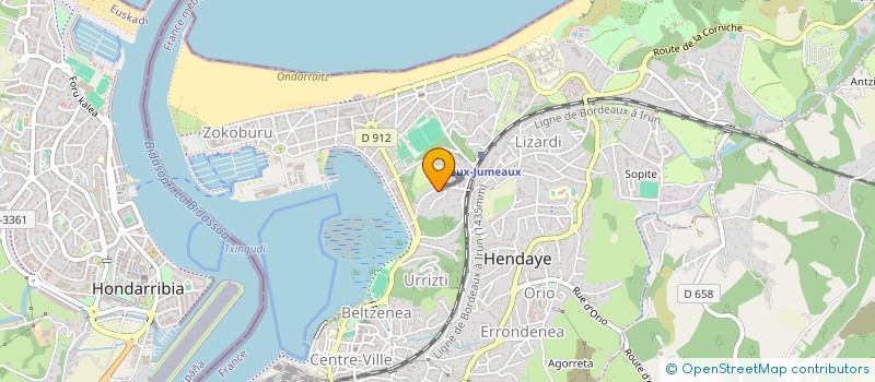 localisation de l'entreprise MIMI SCI  HENDAYE