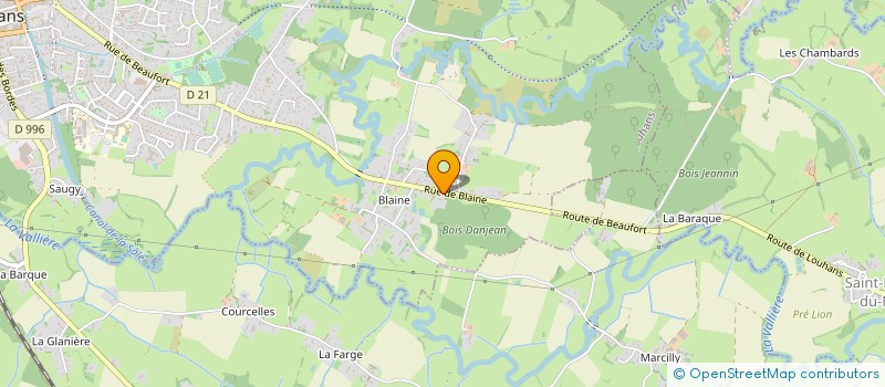 localisation de l'entreprise MIMICROQUETTE à LOUHANS