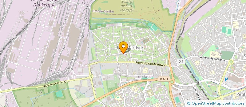 localisation de l'entreprise MIMIE'S FOLIES FRITES  DUNKERQUE