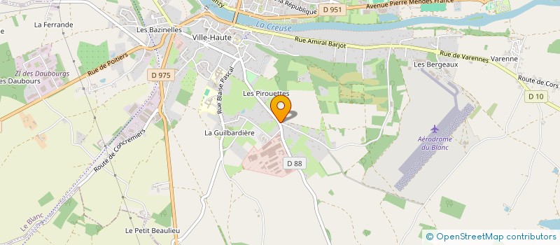localisation de l'entreprise MIMIETITI à LE BLANC