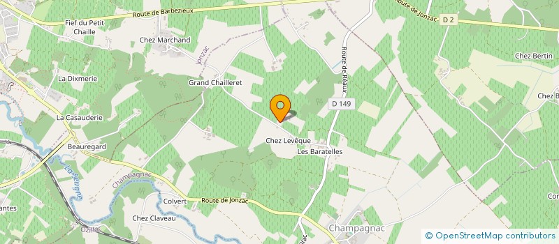 localisation de l'entreprise MIMIFLORANNE à CHAMPAGNAC