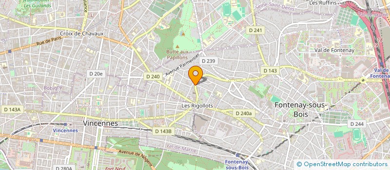 localisation de l'entreprise MIMILIE à FONTENAY-SOUS-BOIS