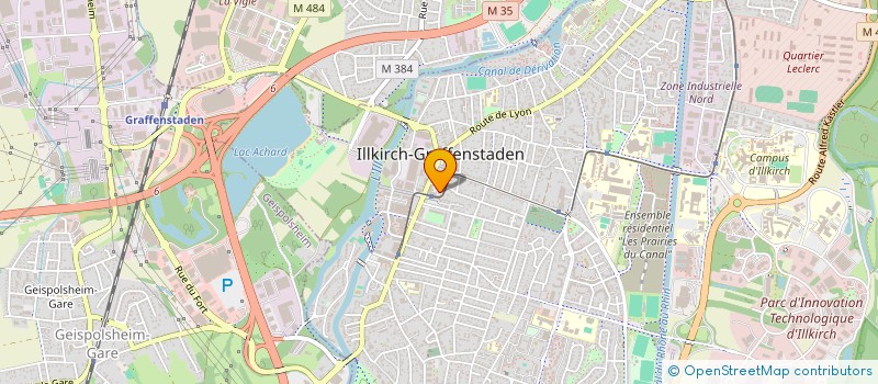 localisation de l'entreprise MIMINO  ILLKIRCH-GRAFFENSTADEN