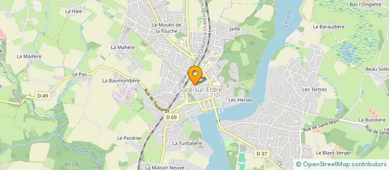 localisation de l'entreprise MIMIZ AUX POINTS  SUCE-SUR-ERDRE