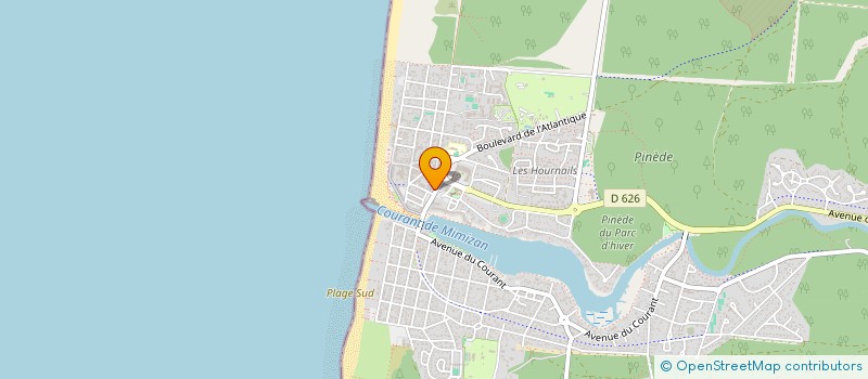 localisation de l'entreprise MIMIZAN OCEAN  MIMIZAN