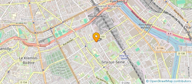 localisation de l'entreprise MIMMO à IVRY-SUR-SEINE