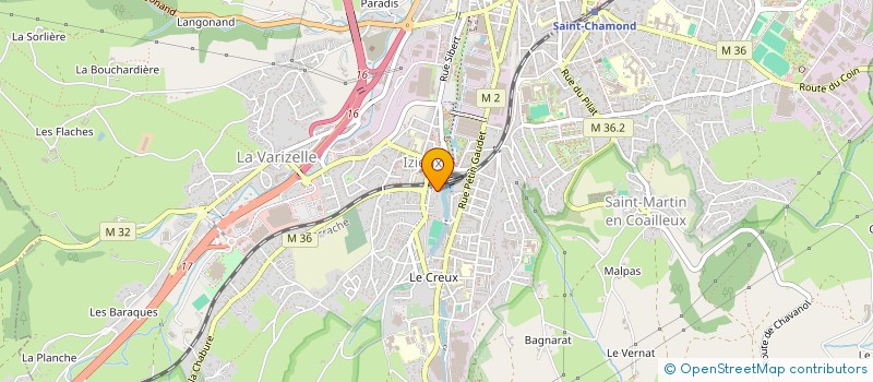 localisation de l'entreprise MIMMO  SAINT-CHAMOND