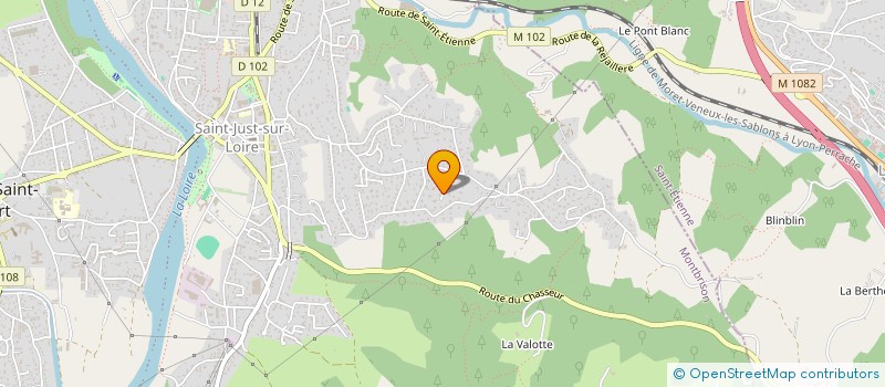 localisation de l'entreprise MIMO  SAINT-JUST-SAINT-RAMBERT