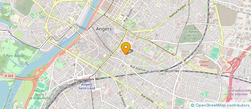 localisation de l'entreprise MIMO à ANGERS