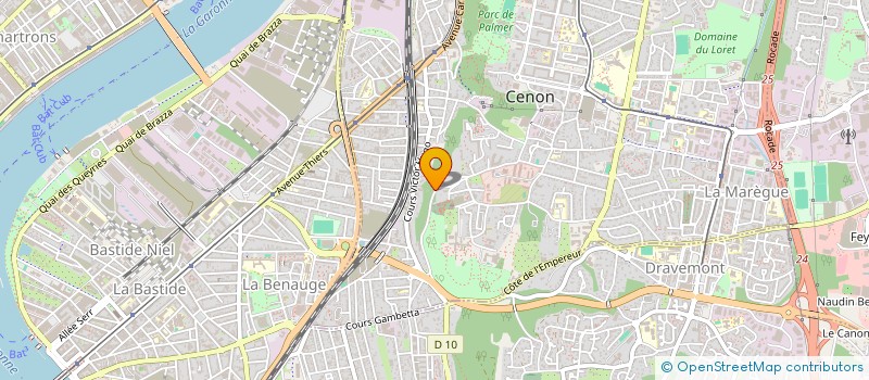 localisation de l'entreprise MIMO  CENON