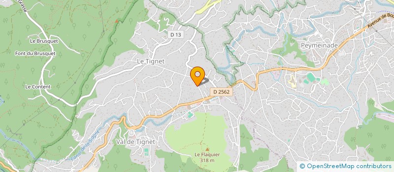 localisation de l'entreprise MIMO BRICO  PEYMEINADE