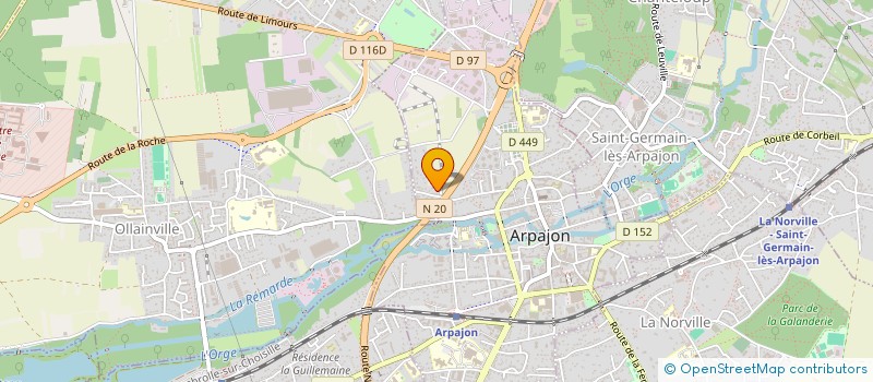 localisation de l'entreprise MIMO ELEC à ARPAJON
