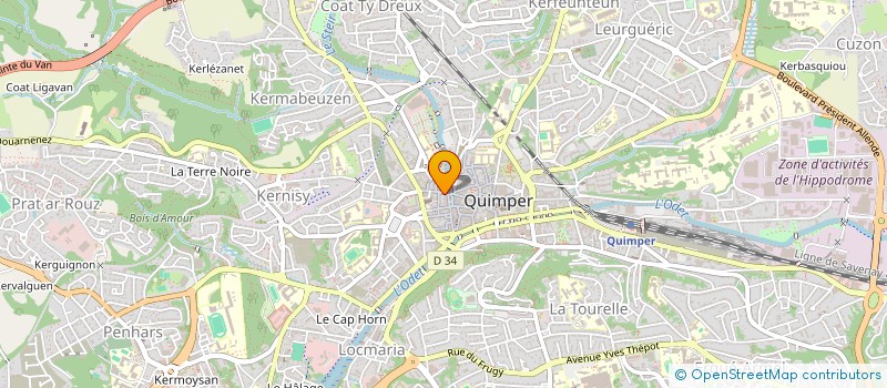 localisation de l'entreprise MIMO TACOS à QUIMPER