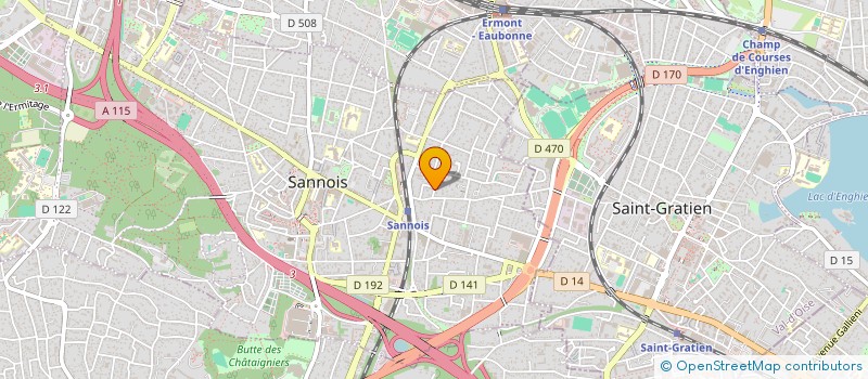 localisation de l'entreprise MIMO-TEAM  SANNOIS