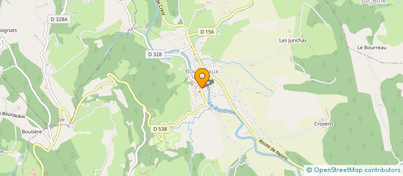 localisation de l'entreprise MIMOLETTE  BOURDEAUX