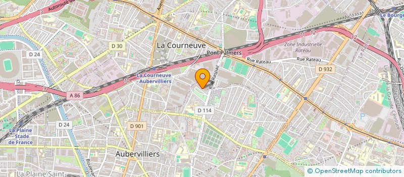 localisation de l'entreprise MIMOSA  AUBERVILLIERS