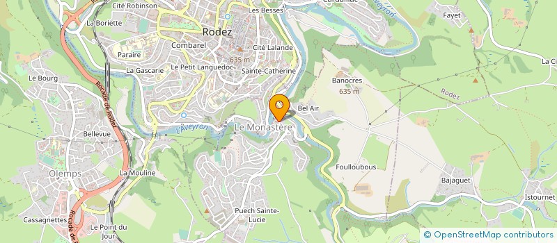 localisation de l'entreprise MIMOSA  RODEZ