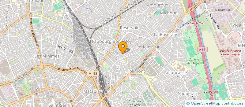 localisation de l'entreprise MIMOSA à TOULOUSE
