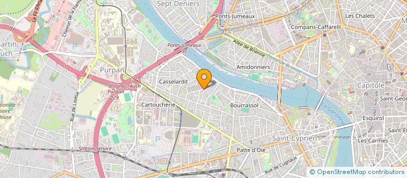 localisation de l'entreprise MIMOSA à TOULOUSE