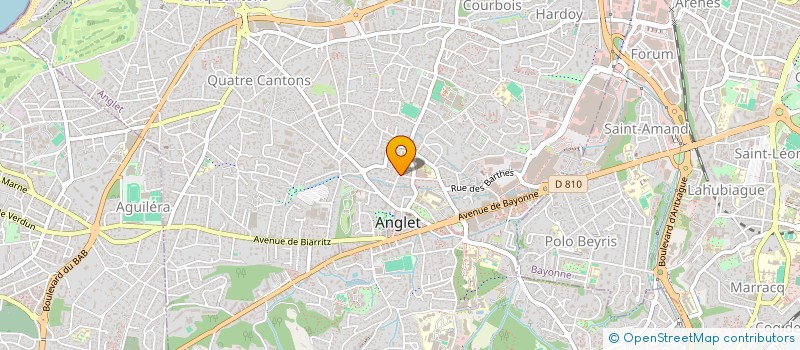 localisation de l'entreprise MIMOSA ANGLET  ANGLET