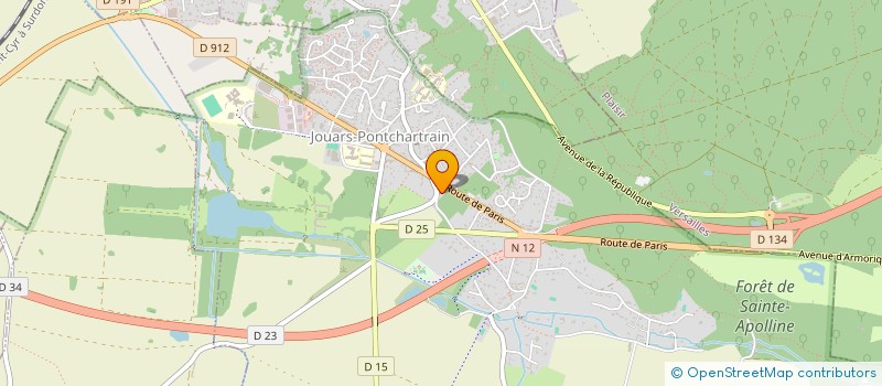 localisation de l'entreprise MIMOSA HOLDING  JOUARS-PONTCHARTRAIN