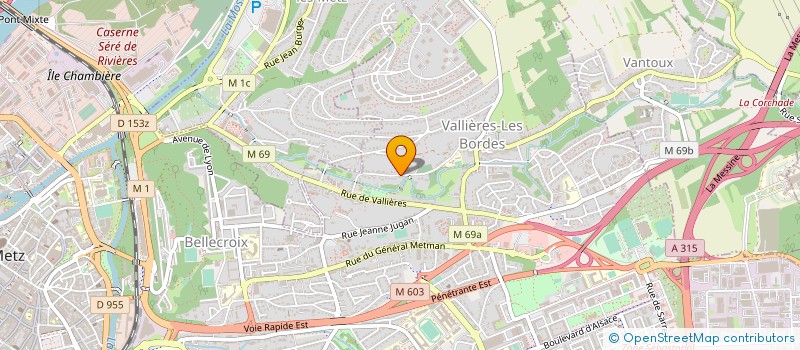 localisation de l'entreprise MIMOSA LORRAIN  METZ