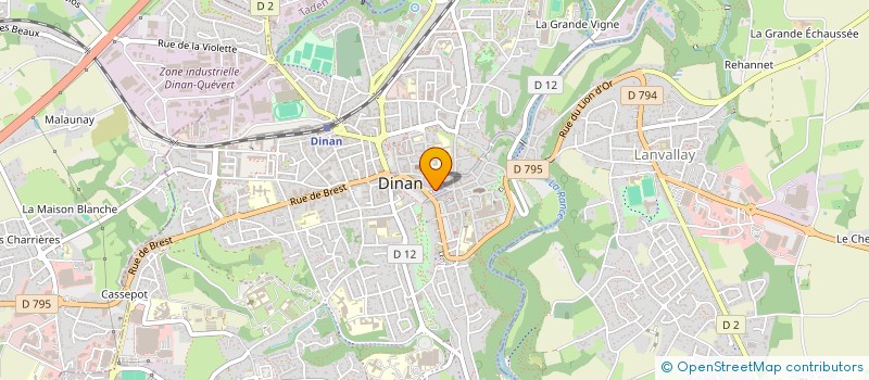 localisation de l'entreprise MIMOSA - MACARONS  DINAN