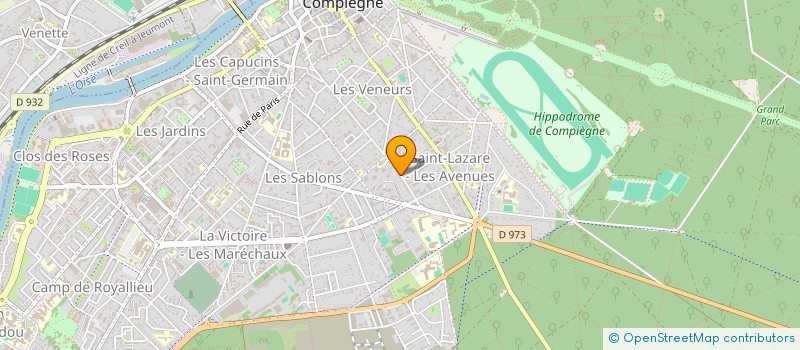 localisation de l'entreprise MIMOSA PARIS  COMPIEGNE