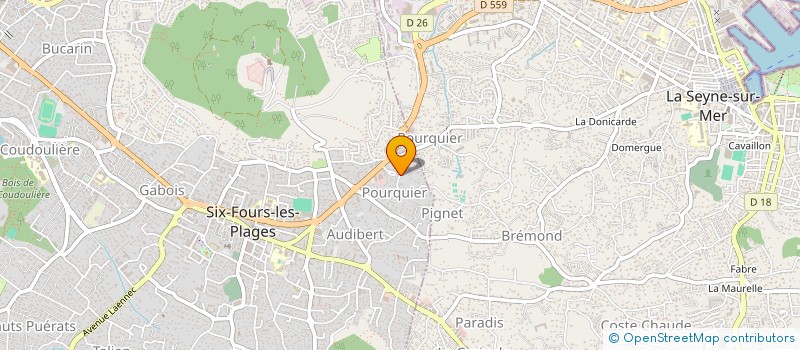 localisation de l'entreprise MIMOSAS à SIX FOURS LES PLAGES