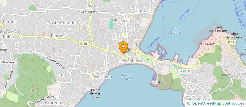 localisation de l'entreprise MIMOSAS à LA SEYNE-SUR-MER