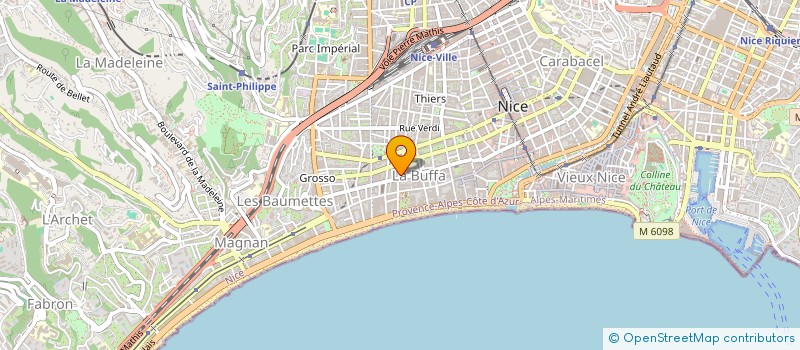 localisation de l'entreprise MIMOSAS à NICE