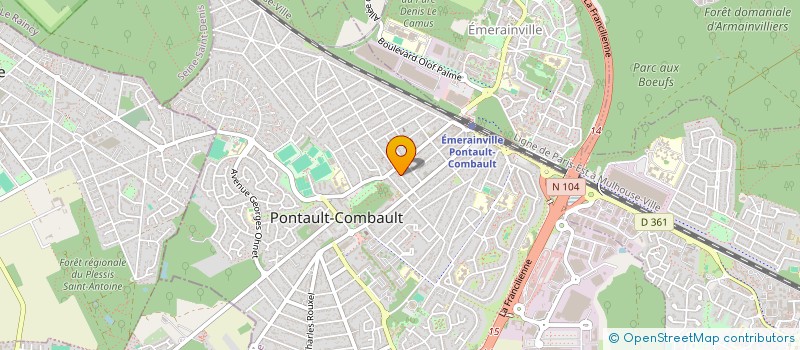 localisation de l'entreprise MIMOSAS  PONTAULT-COMBAULT